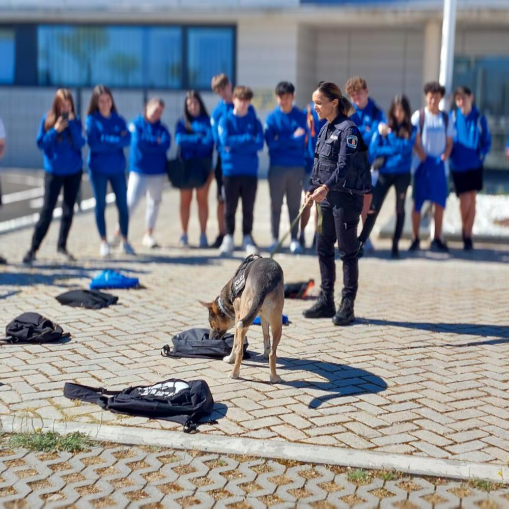 Imagen 36 alumnos de 4º de la ESO “trabajan” desde hoy con la Policía Local de Majadahonda para conocer su profesión