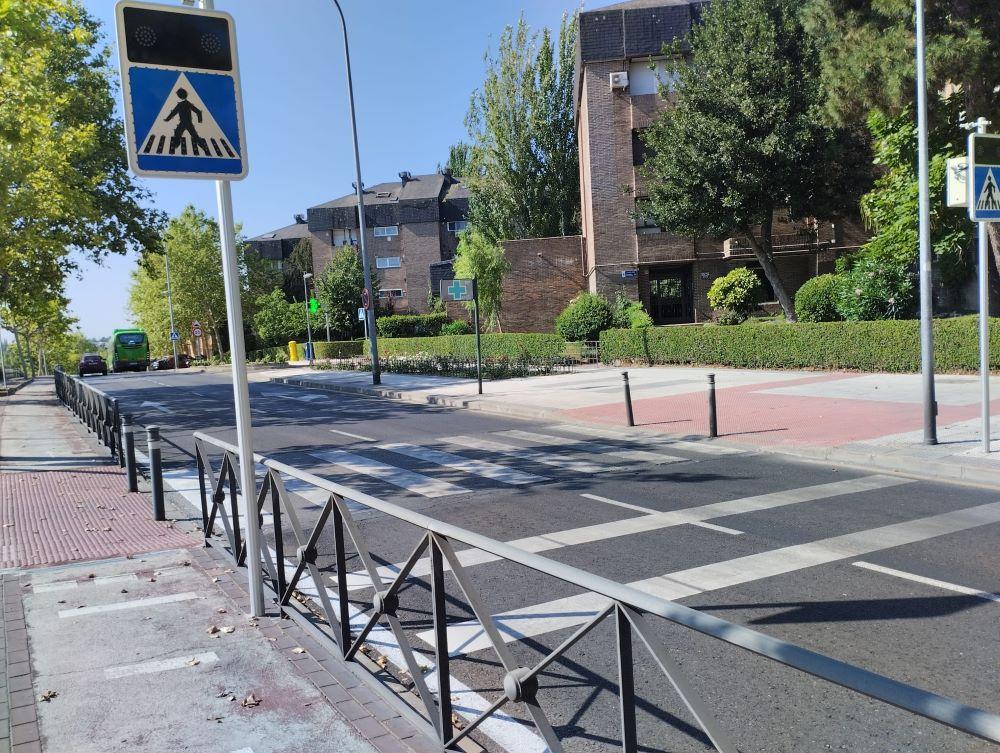Imagen Seis nuevos pasos inteligentes de peatones para mejorar la seguridad vial en Majadahonda