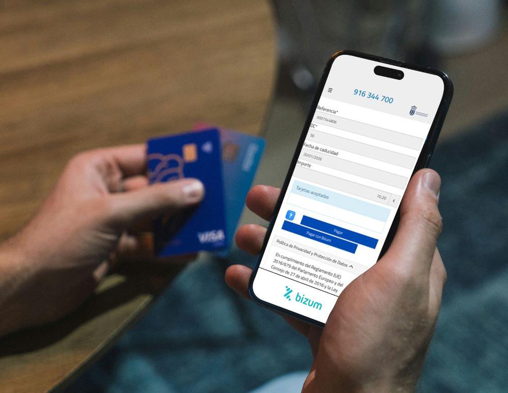 Imagen El Ayuntamiento de Majadahonda estrena el pago por Bizum para facilitar a los contribuyentes el abono de tasas e impuestos municipales    